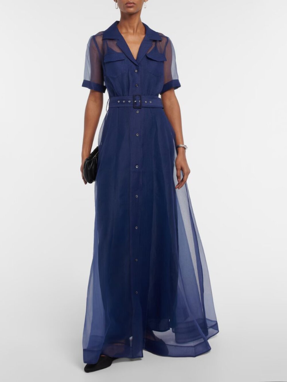 Staud "Millie" Maxi Dress in Blue, size 2